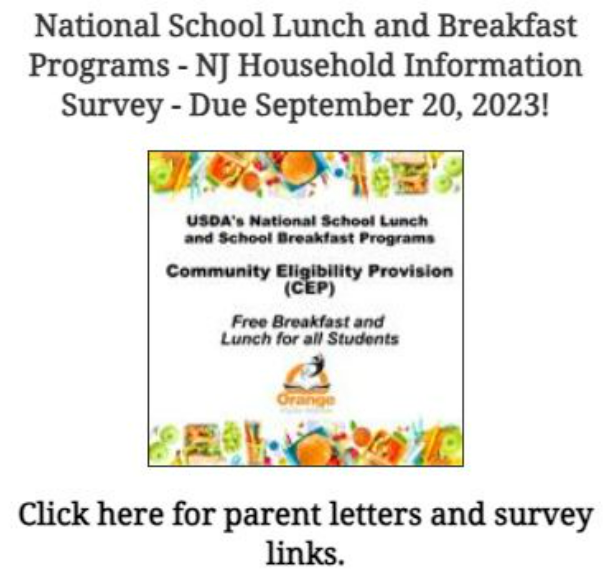  National School Breakfast and Lunch Program Survey